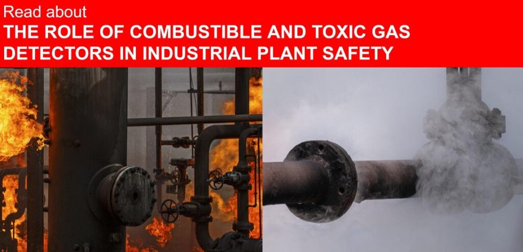Gas detection for industrial plant safety.