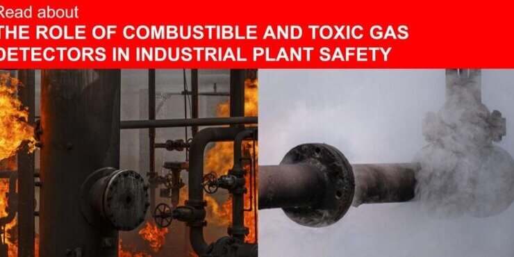 Gas detection for industrial plant safety.